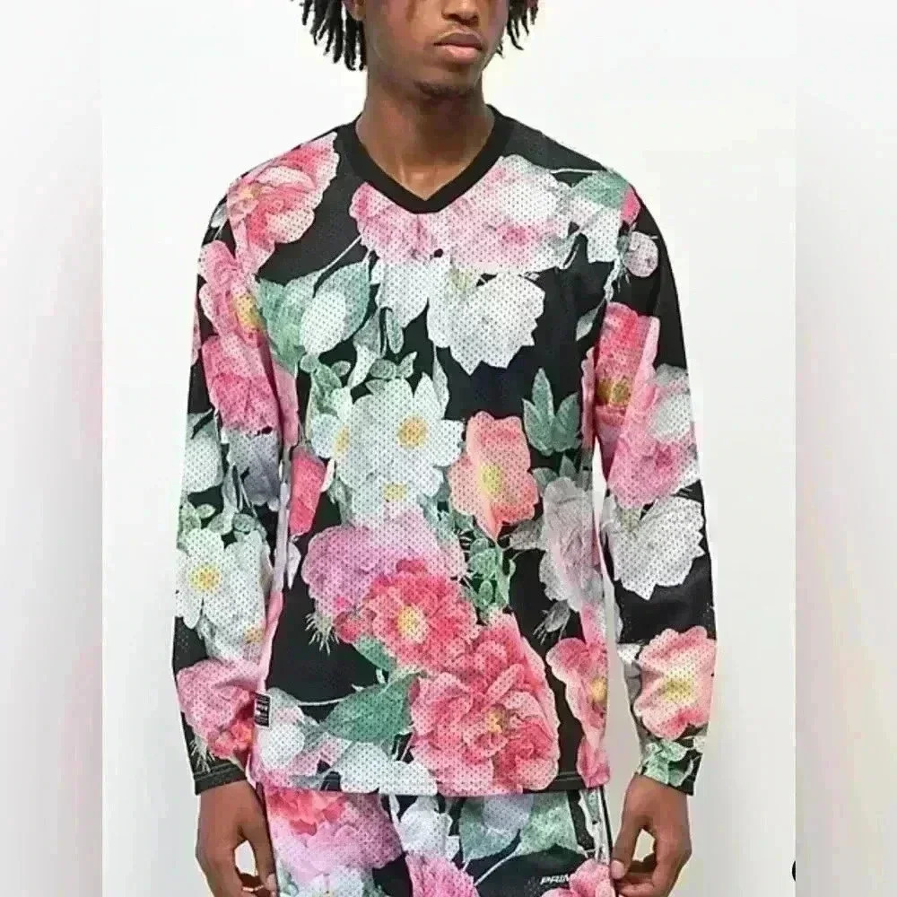 Primitive Eden Floral Long Sleeve Jersey size small, NWT